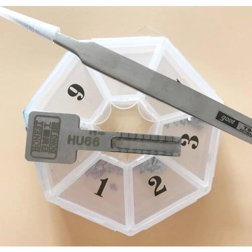 Honest Car key Moulds HU66 For Volkswagen/Audi/SKODA car key duplicating Car Auto Key Profile Modeling(one box)