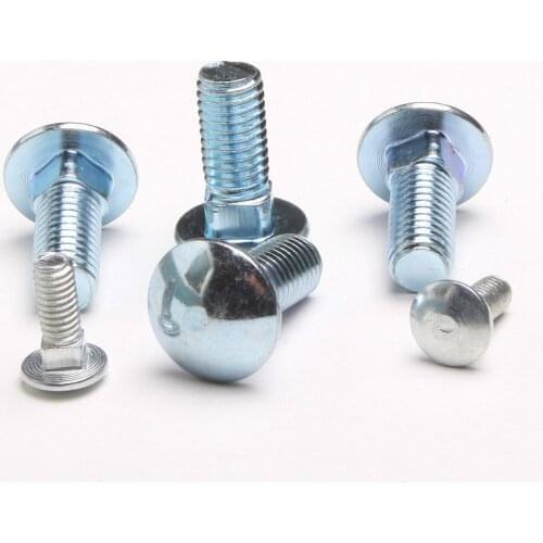 GB14 Carriage Screws Carriage Bolts Shelf Screws Computer Desk Accessories M10*20/25/30/35.....100mm GB14