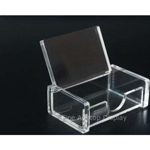 Quality acrylic jewelry box organizer display storage case with hinged lid
