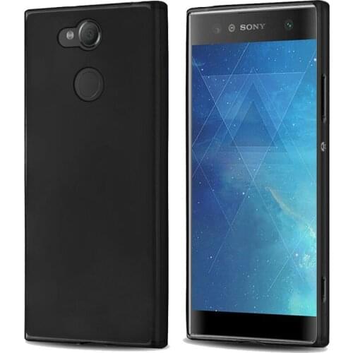For Sony Xperia XA2 XA2 Ultra XZ4 XZ4 Compact Case Soft TPU Silicone Back Case Black Matte Mobile Phone Shockproof Cover Case