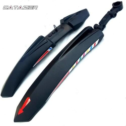 2 Pcs Bicycle Mudguard Mountain Bike Fenders Set Mudguards Wings Bicycle Front Rear Plastic Protection 24 26 27 Road Cycling