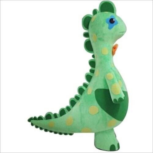 Green Dinosaur Mascot Costume Cosplay Furry Suits Party Game Fursuit Cartoon Dress Outfits Carnival Halloween Xmas Easter Ad