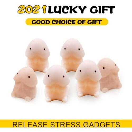 Creative Cute Decompression Extrusion Plastic Cartoon Squeeze Animal Squishy Squeeze Soft Sticky Mochi Rising Toys Funny Gift