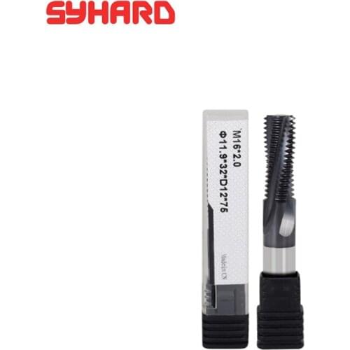 Full Teeth ISO Metric Thread Milling Cutter ISO M5 M6 M8 M12 *0.8*1.0*1.25*1.5 Standard Thread Milling Cutter