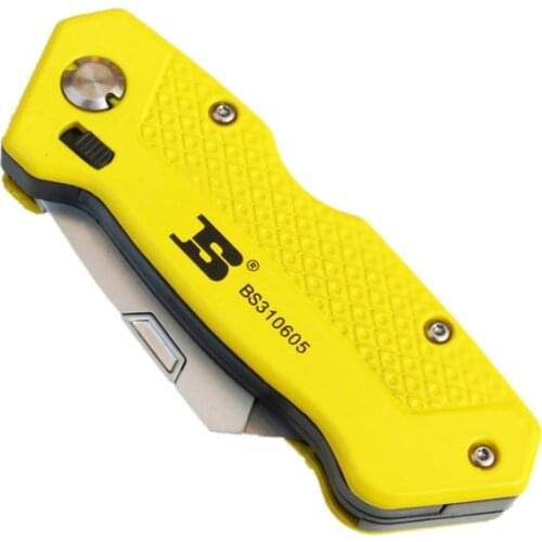 Wholesale BOSI Foldable Utility Cutter Knife 5Blades Attached