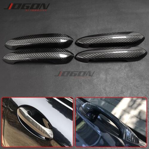 Dry Carbon Fiber Car Side Body Door Handle Cover Trim For BMW G20 3 Series G14 G15 G16 2020+ G01 X3 G02 X4 G05 X5 G06 X6 G07 X7