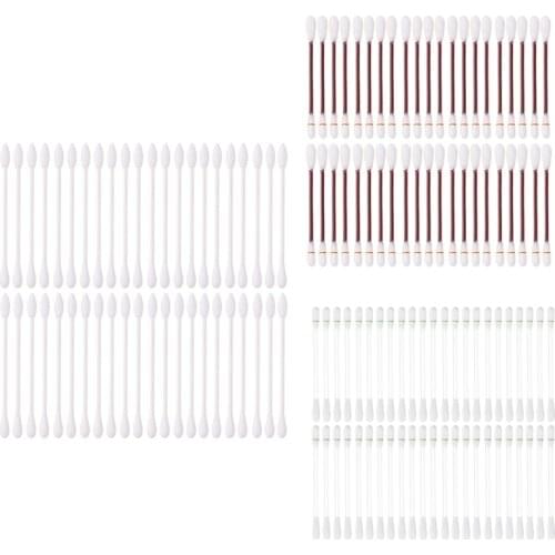 100pcs Disposable Sterilizing Cotton Swabs Alcohol Iodine Swab Stick Individually Wrapped
