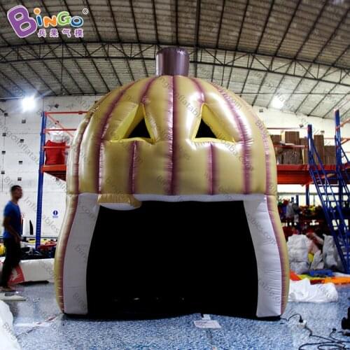 Personalized Halloween 2.6X2.6X3 meters inflatable pumpkin tent / pumpkin tent inflatables for decoration toys