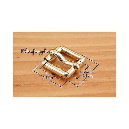 Belt buckle roller hardware pin buckle alloying 1/2 inch golden 8 pcs U186