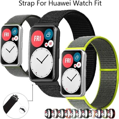 2021 New Strap for Huawei Watch Fit Sport WatchBands Replacement Bracelets for huawei fit Smart Watch Wristband belt Accessories