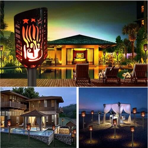 SMD 2835 ip65 lawn warm solar flame light garden garden trail Christmas tent decoration 12 meters lighting 102 lights