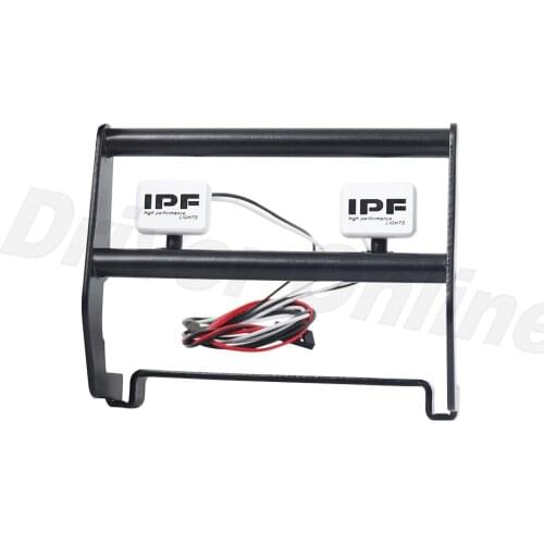 Traxxas TRX-4 Metal Front Bumper Bar Crash Barrier with Led Light for 1/10 RC Crawler Car Bronco 82046-4 K5 Blazer 82076-4