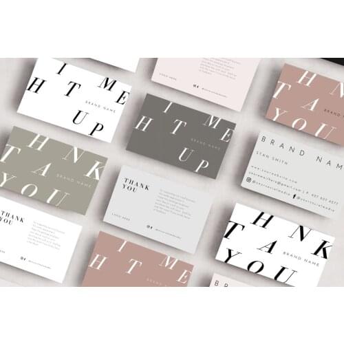 Business Branding set of 8 TEMPLATES of Business Cards,Calling Cards thank You For Your Order Cards,Note Card.Custom Business Br