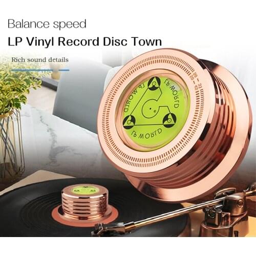 LP Clamp Disc Stabilizer Turntable Level Vinyl Record Audio Disc Town