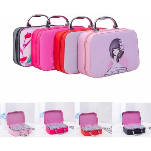 24 Bottle 5D Diamond Painting Accessories Cross Stitch Kit PU Storage Bag Diamond Embroidery Mosaic Rhinestones Tools