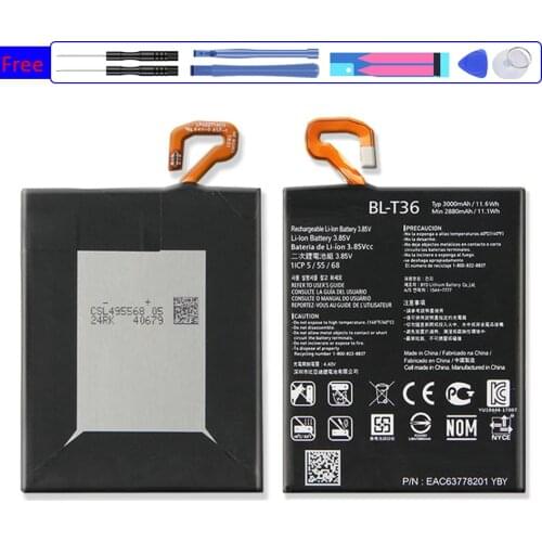 2880mAh BL-T36 Battery For LG K30 X410TK BL T36 BLT36 Mobile Phone Bateria + Free tool