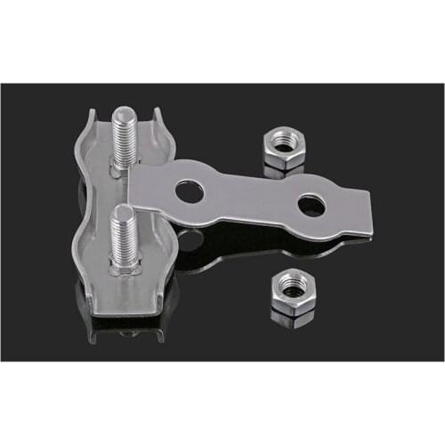 304 stainless steel wire rope chuck clamp chuck single clip double clip brakes chuck M2 M3 M4 M5 M6 M8 M10