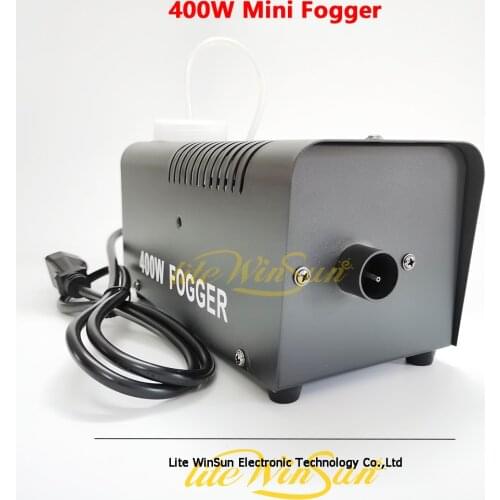 400W Mini Fogger Stage Smoke Machine Wire Remote Control Mini Bar Home Party AC110V 240V Fog Machine