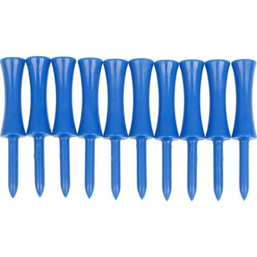 50Pcs/set Plastic Step Down Golf Tees Height Control Blue 2.68 inch