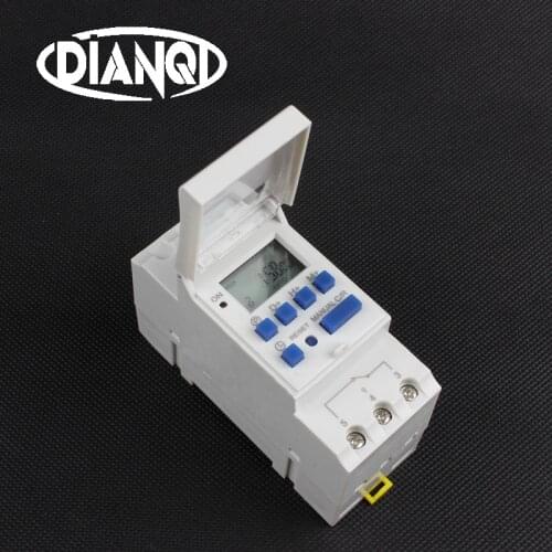 Tp8a16 Timer switch din rail Mount digital weekly programmable electronic microcomputer 220V 110V 36V 12V24V 48V bell ring relay