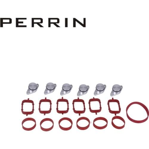 6 x 33mm/22mm OEM Diesel Swirl Flap with Intake Manifold Gasket For BMW Car Accessories Auto Parts