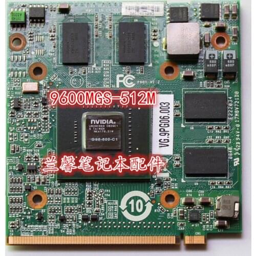 For nVidia GeForce 9600MGS 9600 M GS 256 MB Graphics Card Video Card for Acer Aspire 4930 5930 6930 6935 7530 7730 9730 8930
