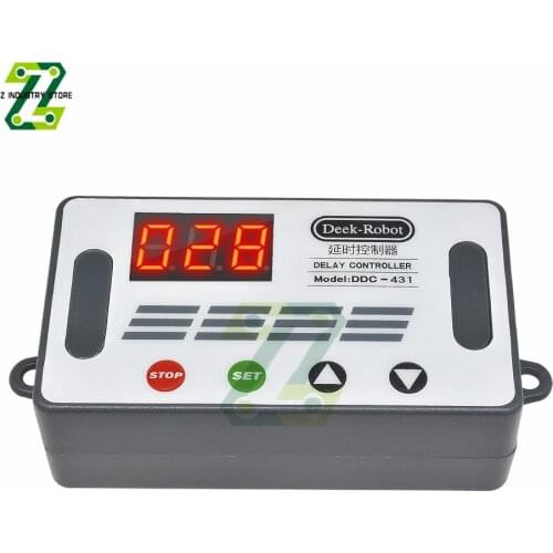 DDC-431 Timer Delay Relay Switch Digital LED Display Delay Controller Trigger Cycle Timer Delay Relay DC 12V