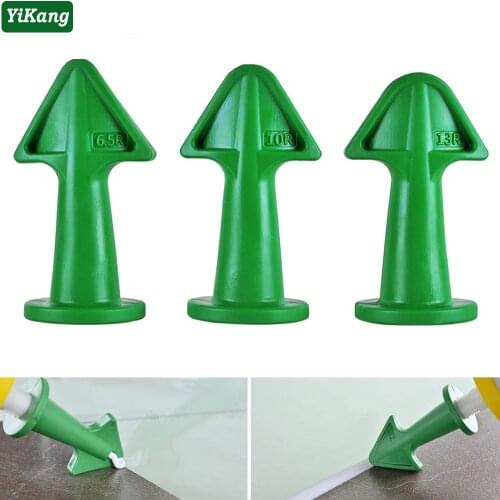 3pcs Glue Nozzle Applicator Caulking Grouting Sealant Finishing Clean Remover Tool Home Window Glass Piston Scraper Accessories