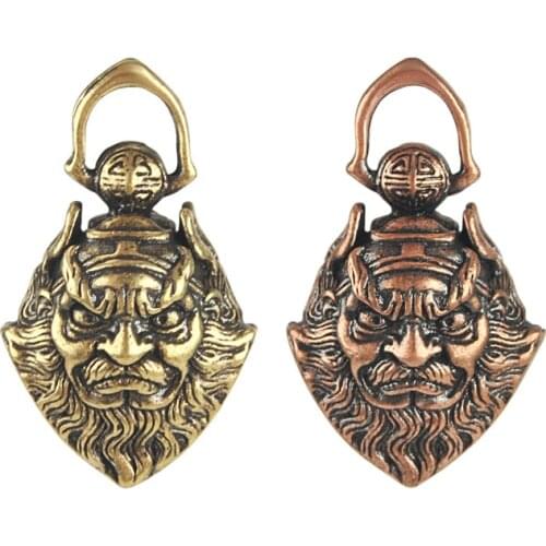 Exorcism Bell Brass Beads DIY Pendant Copper Paracord Bead Bell Keychain Accessories