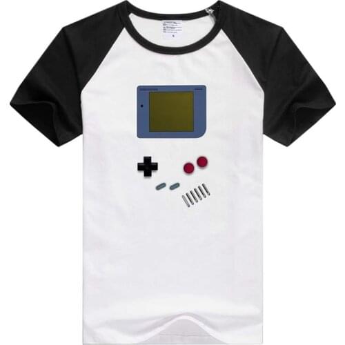 FOR Gameboy short sleeve man Mens T-shirt Comfortable Tshirt Cool Print Top Fashion Tees Novelty tee funny GA105