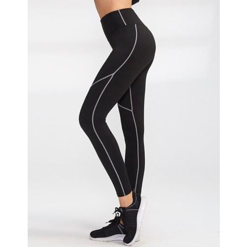 2020 new womens autumn winter Plush pants high waist Yoga running fitness pants tight elastic sports pants