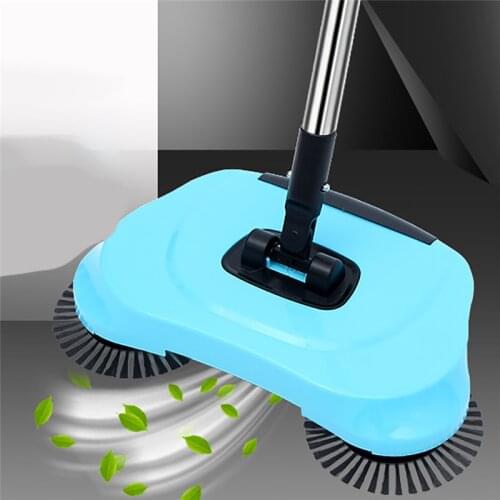 Stainless Steel Sweeping Machine Hand Push Type Magic Broom Removal Floor Carpet Dust Vacuum Cleaner Household Cleaning Tool