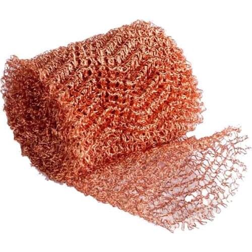 1 Meter 100mm Width 4 Wires Pure Copper Mesh Woven Filter Sanitary Food Grade For Distillation Moonshine Home Brew Beer