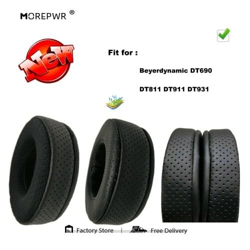 Replacement Ear Pads for Beyerdynamic DT690 DT811 DT911 DT931 Headset Parts Leather Cushion Velvet Earmuff Earphone Sleeve Cover