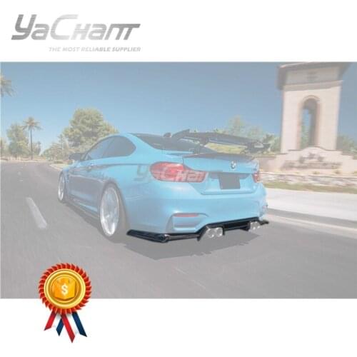 Carbon Fiber MAD Type 3 Style Rear Diffuser Fit For 2014-2019 F80 M3 F82 F83 M4 Rear Bumper Under Lip