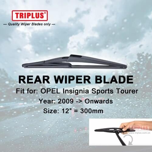 Rear Wiper Blade for OPEL Insignia ST(2009-Onwards) 1pc 12" 300mm,Car Rear Windscreen Wipers,for Back Windshield Blades Vauxhall
