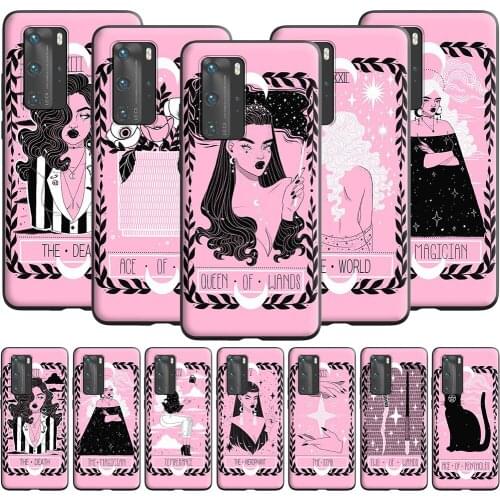 Witches Moon Tarot Mystery Case for Huawei Nova 2i 2 Lite 3 5T
