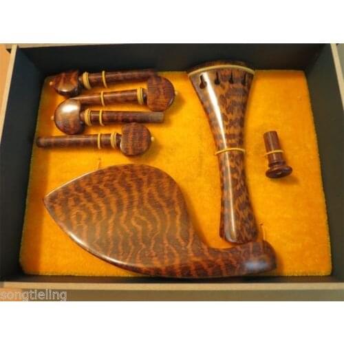 1set of High grade snakewood violin fittings 4/4,Musical instrument part