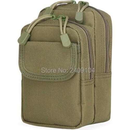 50pcs/lot For iPhone/Samsung/Huawei Outdoor Tactical Holster Military Molle Hip Waist Belt Bag Wallet Pouch Phone Case