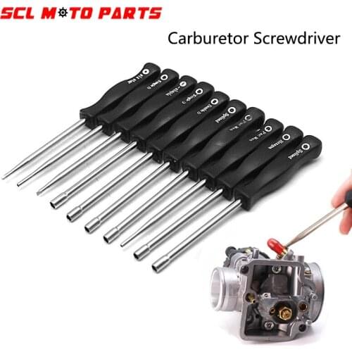 Alconstar-Motorcycle Carburetor Screwdriver Adjusting Tool Kit Repair Tool Used On Hexagon Double D Teeth Splined 1Pcs