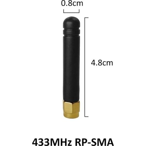 433Mhz Antenna 3dbi GSM 433 IOT lora antena RP-SMA Connector Rubber Lorawan antenna IPX SMA Male Extension Cord Pigtail Cable