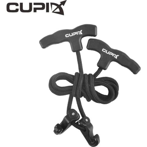 Crossbow Rope Cocking Device String Aid Cocker Bowstring Install Black Nylon for Compound Bow Accessory Archery Hunting Shooting