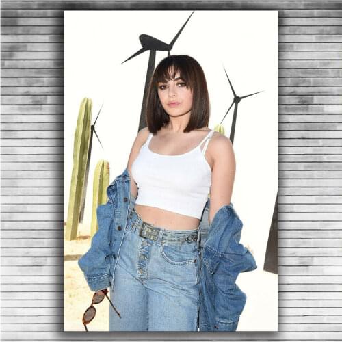 Charli XCX Music Singer Star 4 Silk Fabric Wall Poster Art Decor Sticker Bright