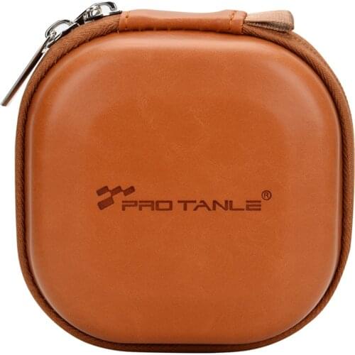 Filter Hard Storage Case PU Leather Protective Bag Dust-Proof Carrying Punch Holds 5PCS up to 82mm Filters for UV CPL ND