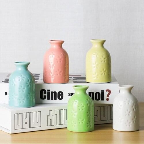 Ceramic Aromatherapy Bottle Home Ceramic Vase Decoration Decoration Hydroponic Vase Small Flower Stand