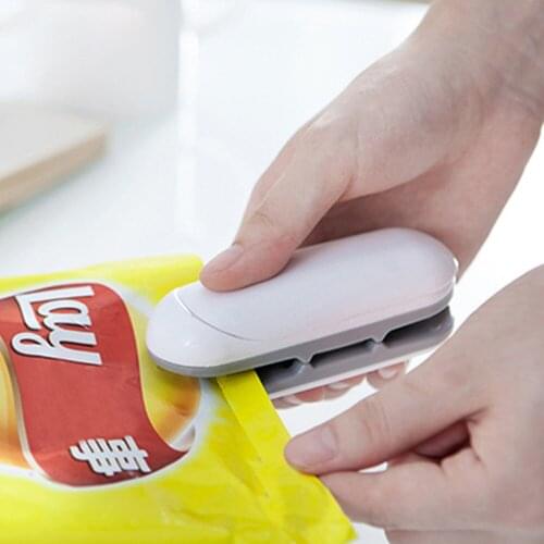 HOT Mini Gadgets best Portable Mini Sealing Household Machine Heat Sealer Capper Food Saver For Plastic Bags Package