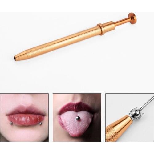 Microblading 4 Prongs Bead Holder Pick Up Tool Jewelry Bead Grasping Tool Golden Alloy High Precision Body Tattoo Piercing Tool