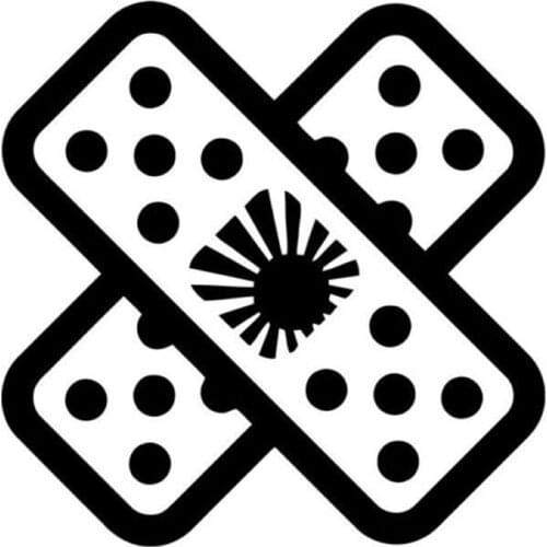 15.2*15.2CM Plastered Personality Car Sticker JDM Vinyl Decals Covering The Body Black/Silver C7-1593