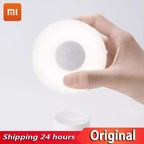 Xiaomi Mijia Original LED Night Light 2 Adjustable Infrared Body Motion Sensor 360 Magnetic Attraction Rotating Night Lamp