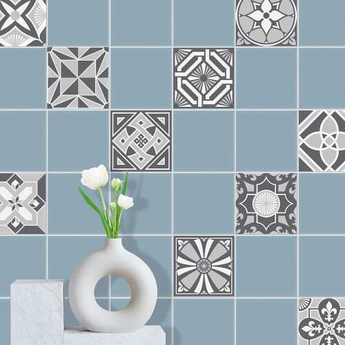 Simple and modern kitchen stickers oil and waterproof cabinet table decoration wall stickers self-adhesive